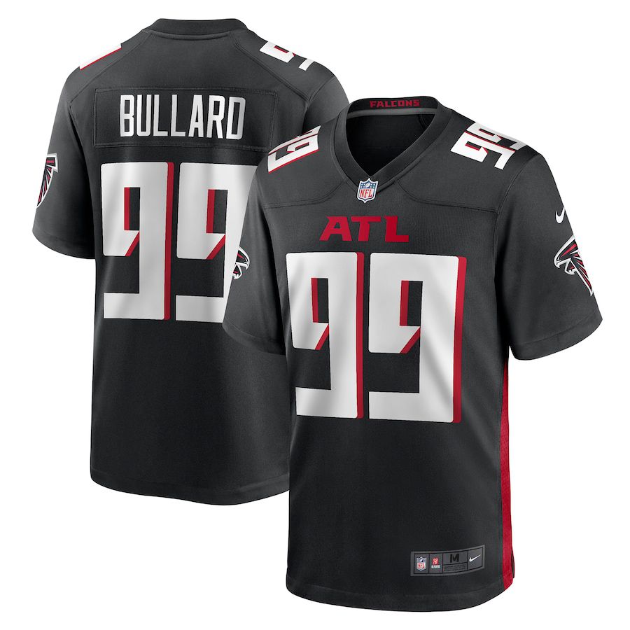 Cheap Men Atlanta Falcons 99 Jonathan Bullard Nike Black Game NFL Jersey